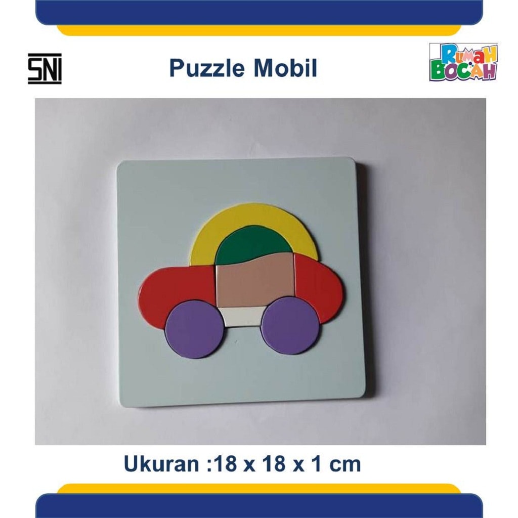 Jual Mainan Edukasi Anak puzzle kendaraan Murah