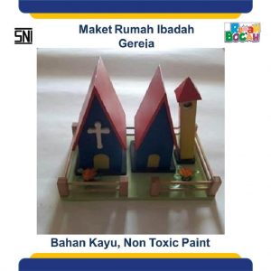 Produsen Alat Peraga Paud Miniatur Maket Rumah Ibadah Gereja