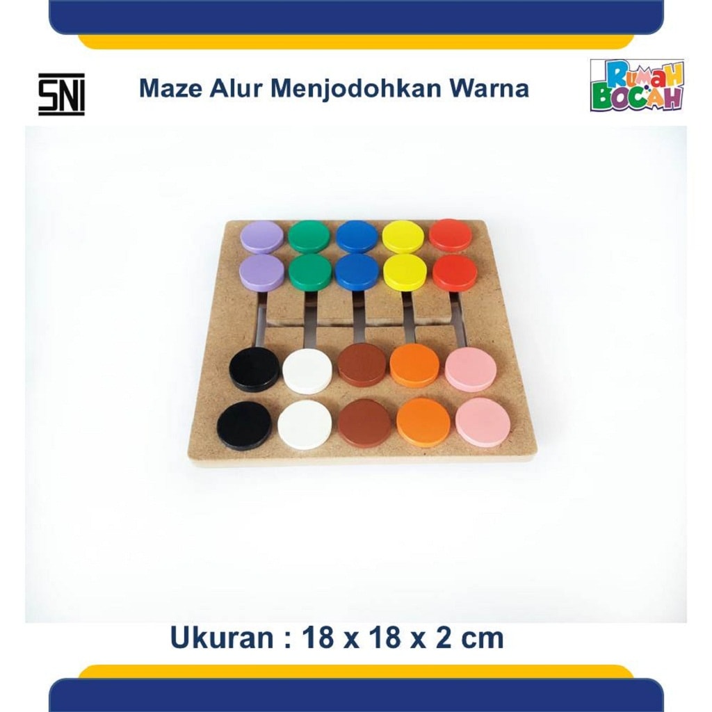 Jual Mainan Edukatif Jogja Maze Warna