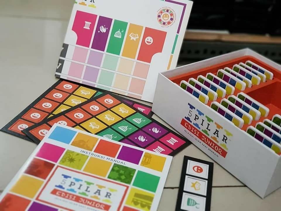 Mainan Edukasi Board Game Anak Islami Pilar Junior