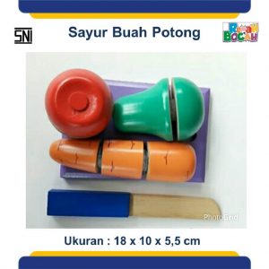 Jual Mainan Balok Sayur Buah Potong