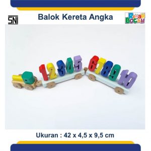 Jual Alat Permainan Edukatif Kereta Angka