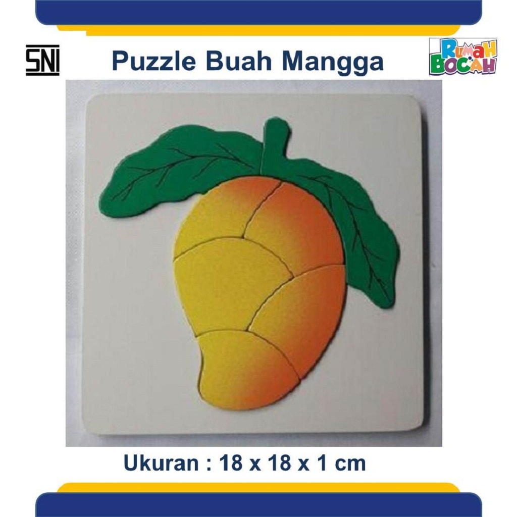 jual mainan puzzle buah mangga anak