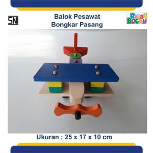 Jual Mainan Edukasi Balok Pesawat