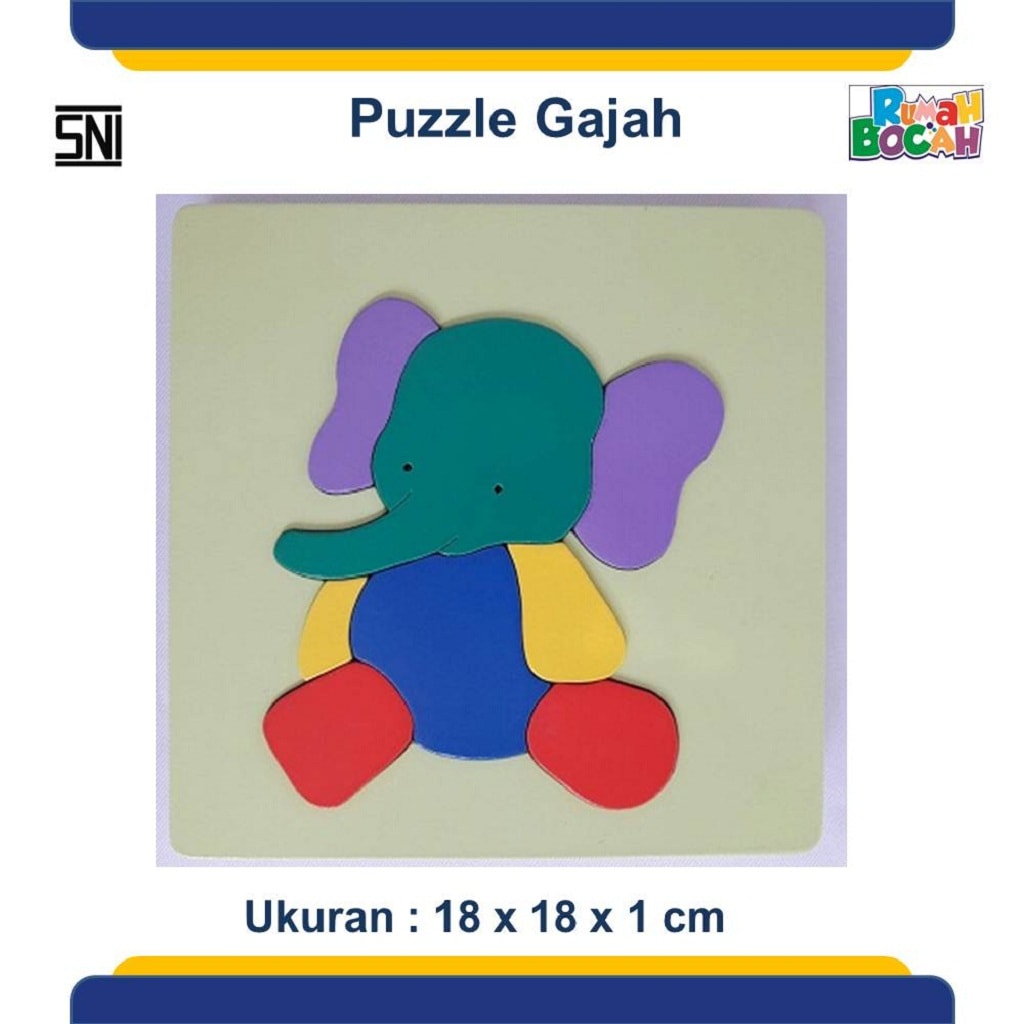 Jual Mainan Puzzle Hewan Gajah