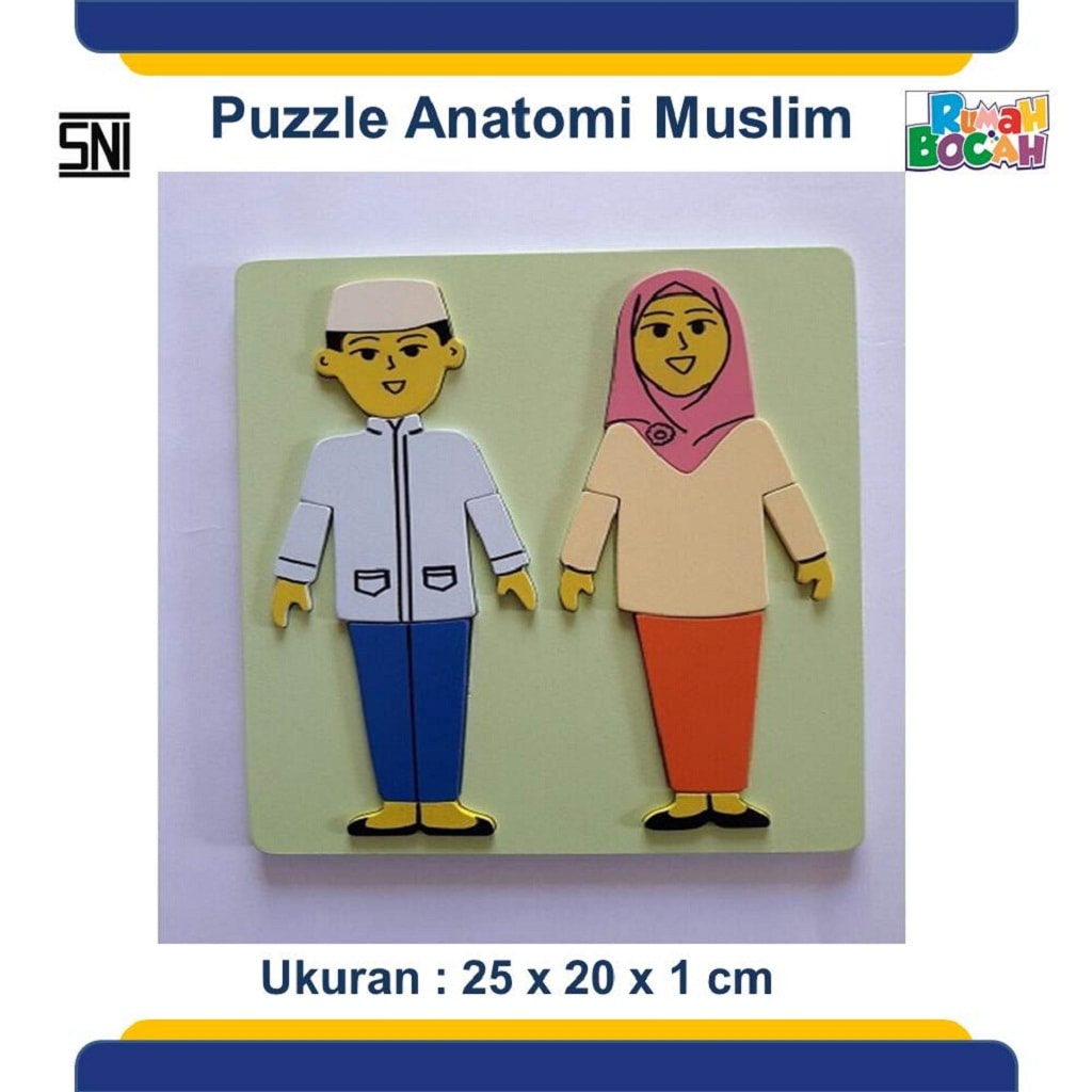 Jual Puzzle Kayu Anatomi Tubuh Murah