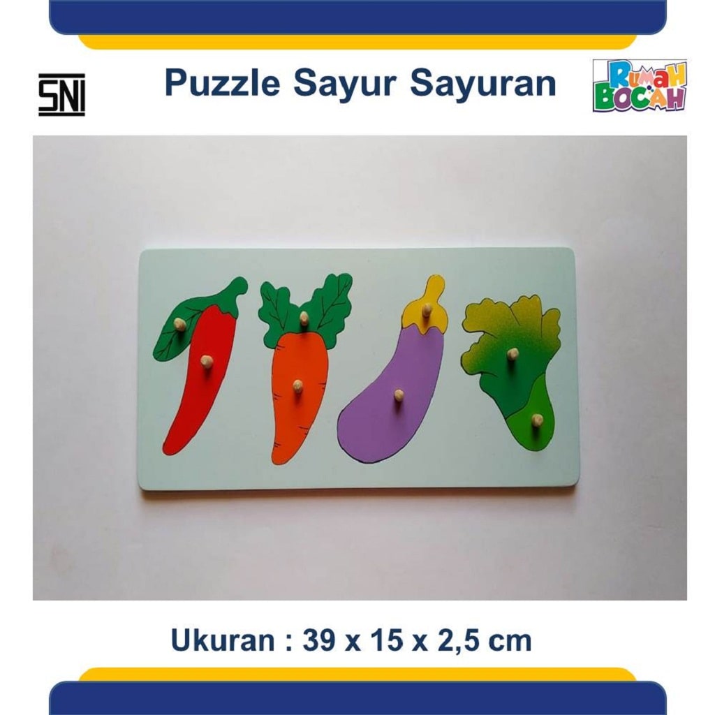 Jual Mainan Puzzle Anak Sayuran