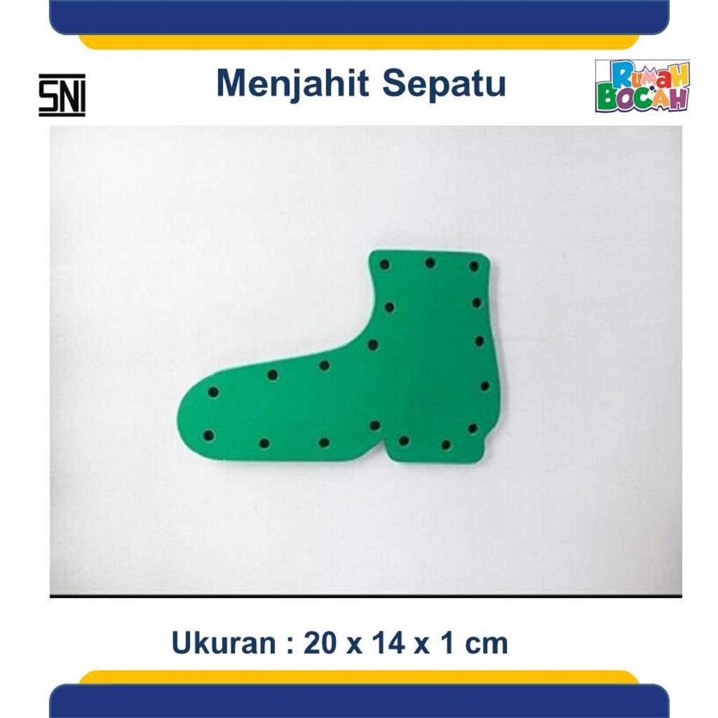 Jual Mainan Edukatif Dari Kayu Papan Jahit Sepatu