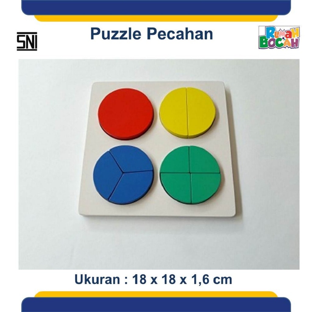 Puzzle Kayu Pecahan Untuk Anak