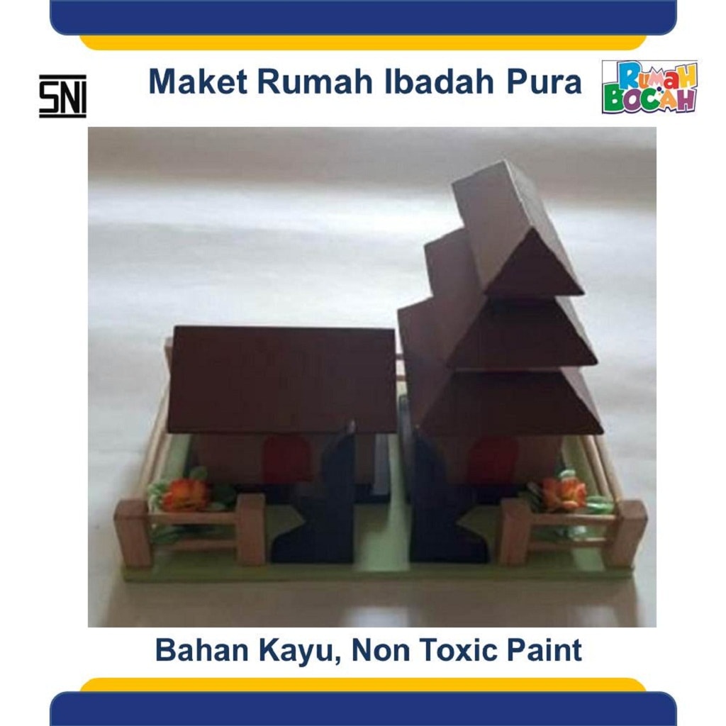 Toko Mainan Edukasi Maket Miniatur Rumah Ibadah Pura