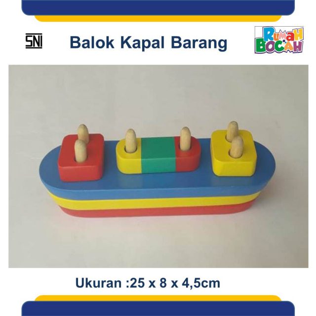 Jual Mainan  Anak  Edukatif Online Balok  Kapal  Boat JUAL 