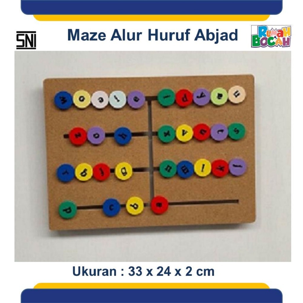 Produsen Alat Peraga Paud Maze Alur Huruf Abjad