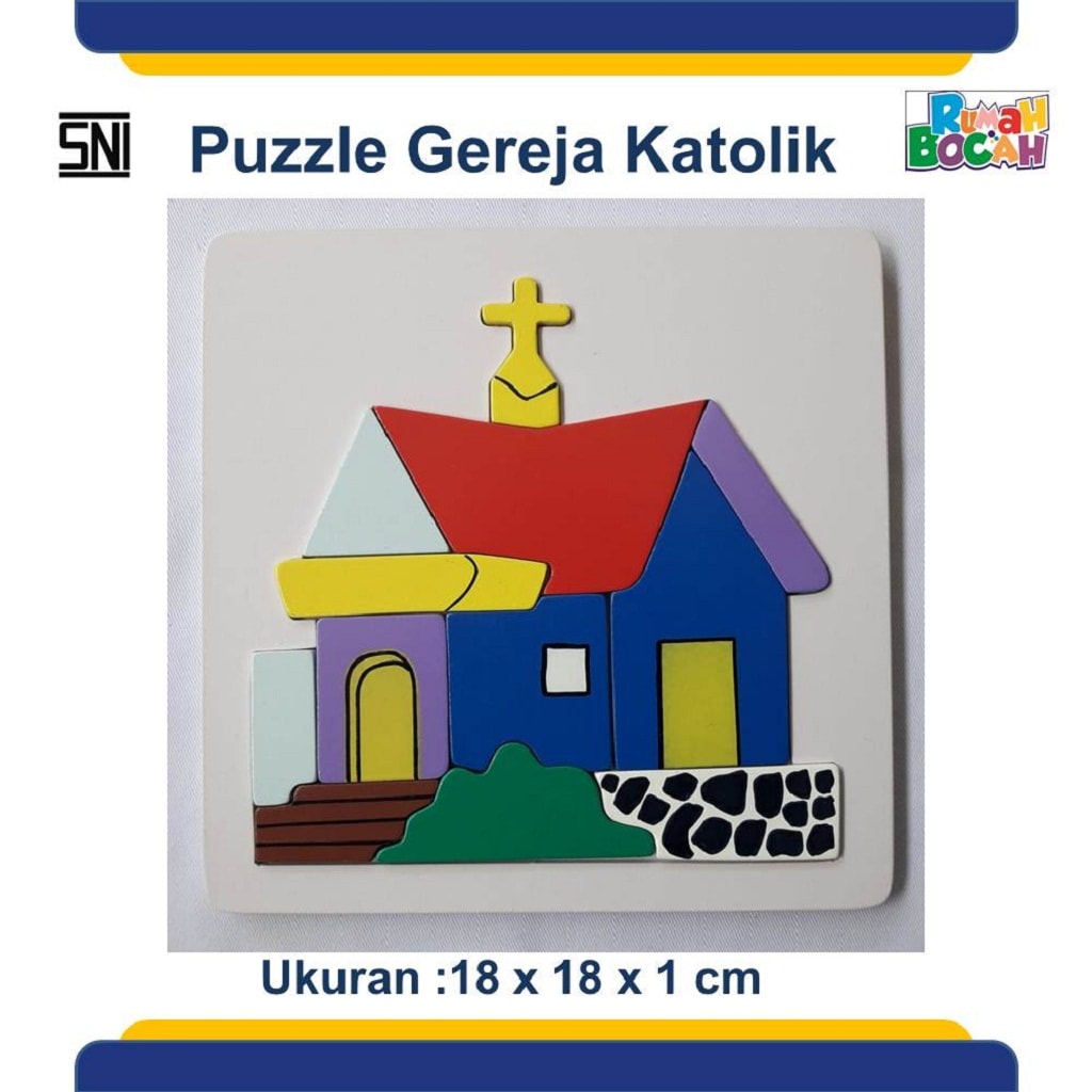 Grosir Puzzle Murah Rumah Ibadah Gereja Katolik